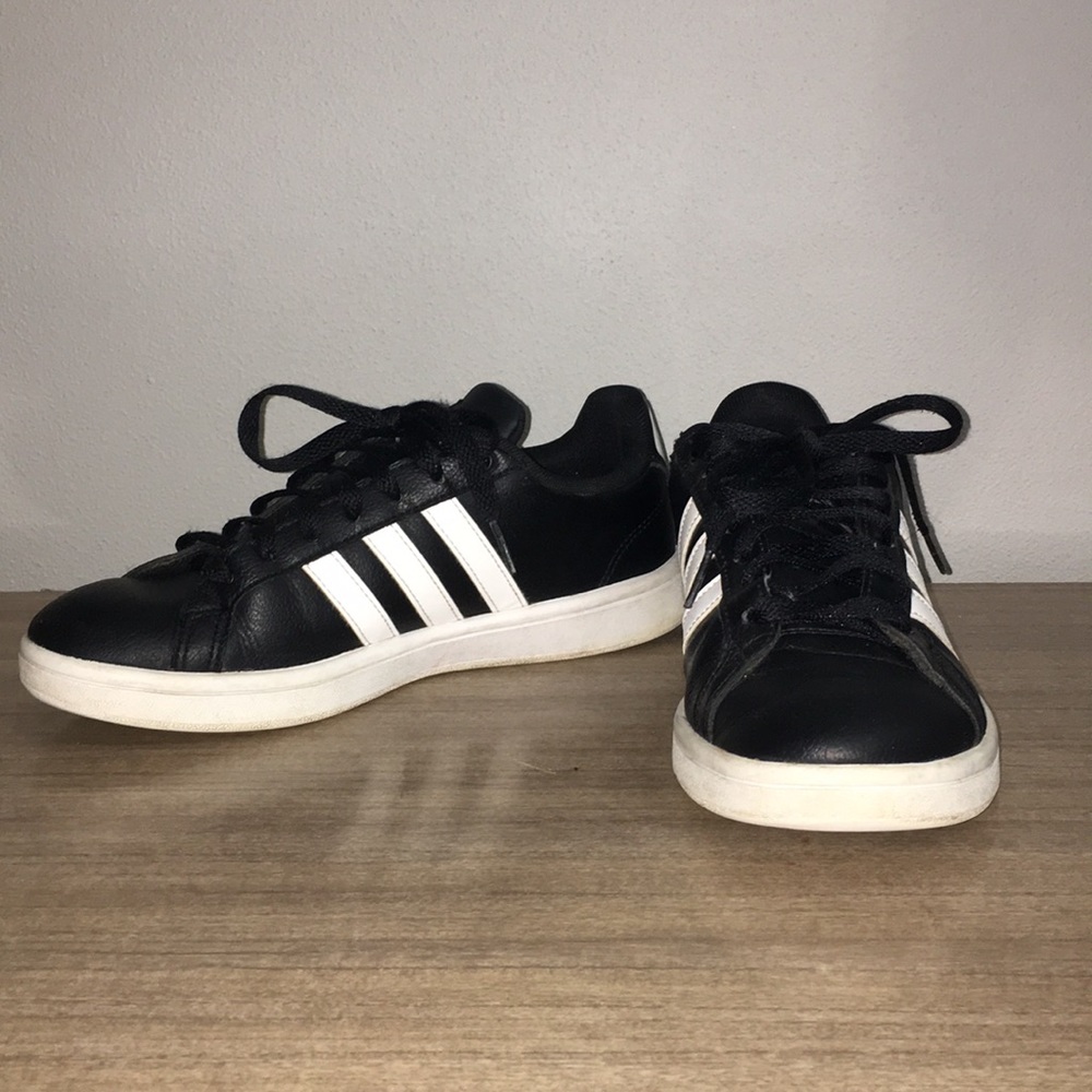 Adidas Black and White Sneakers